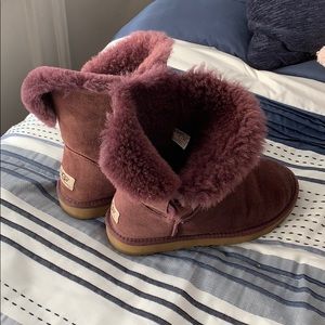 UGG Bailey Button Purple Australia boots 5803 S:8